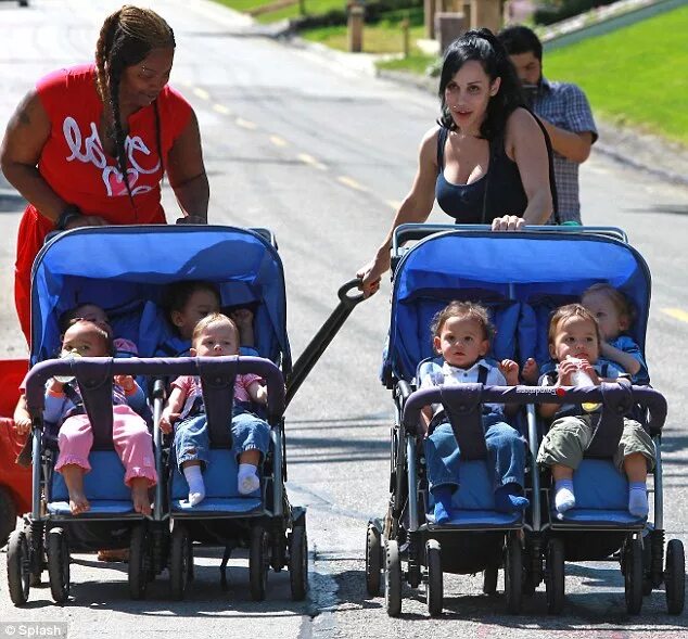 Nadya Suleman octuplets. Мама 8 деток