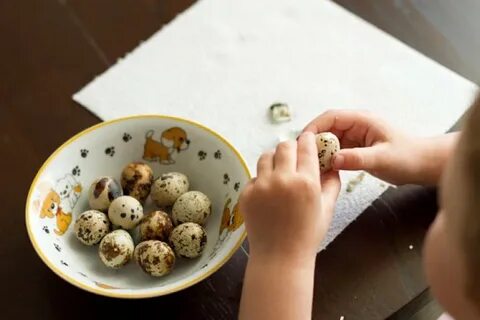 Как дать ребенку перепелиное яйцо