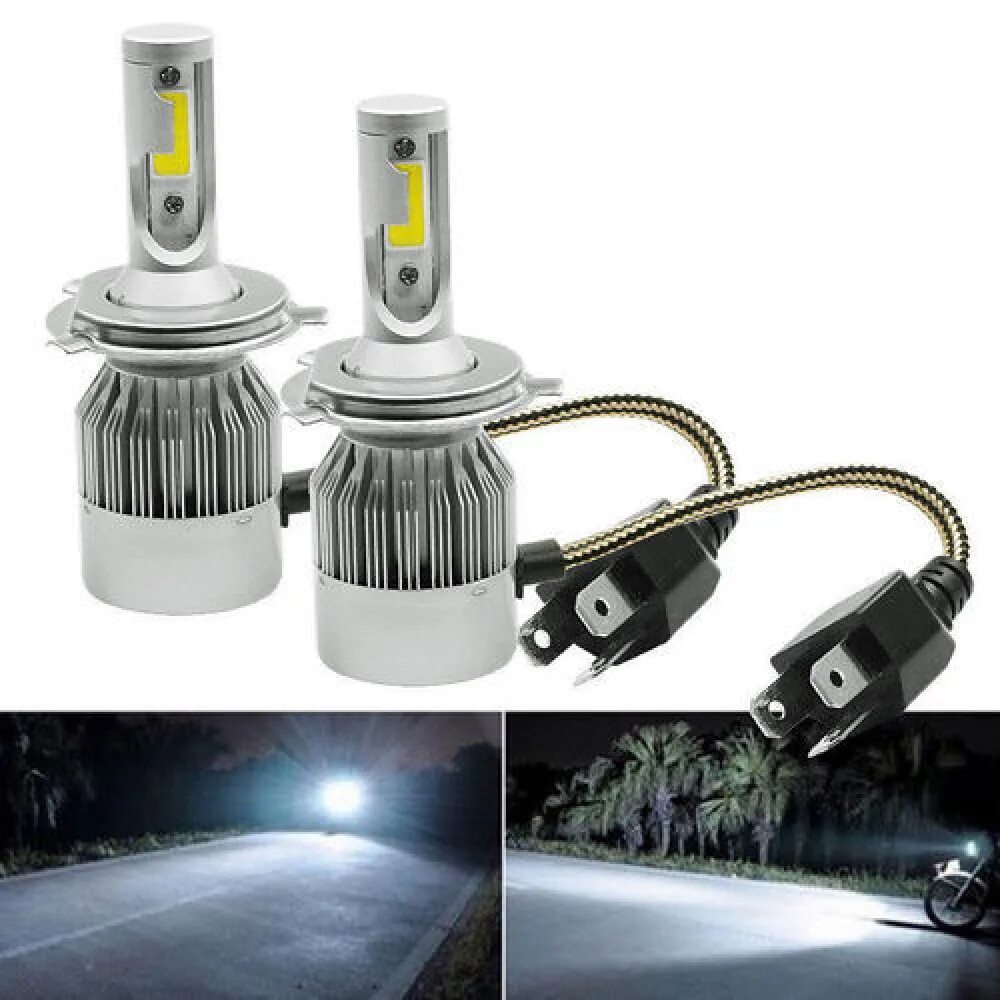 Led лампы c6 h4. Светодиодные лампы Headlight c6-h7 (комплект 2шт). C6 led Headlight h4. Led Headlight c6 h4 освещаемость.