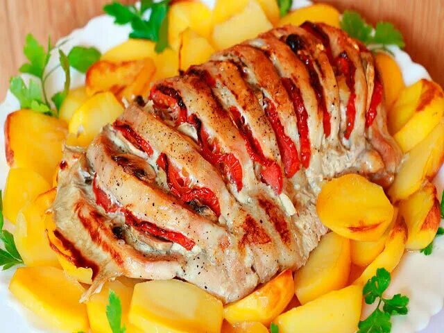 Рецепты мясной гармошки
