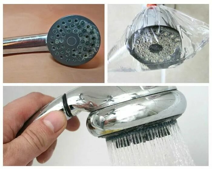 Как отмыть душевую от налета