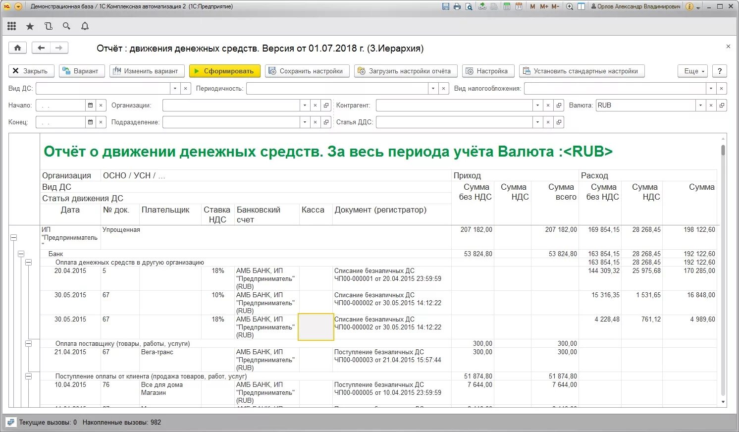 Отчет о движении денежных средств без ндс. Ведомость по денежным средствам 1с УТ 11. Ведомость по денежным средствам в 1с управление торговлей. Отчет по денежным средствам 1с кассс. Отчет движения денежных средств по кассе.