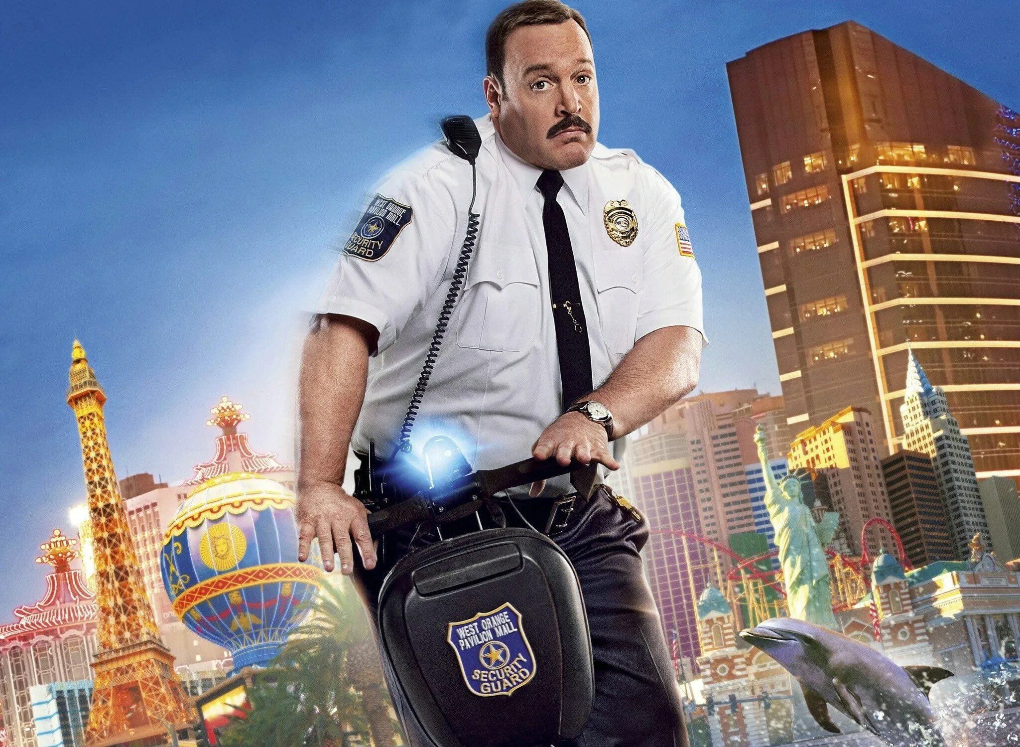Paul Blart: Mall cop 2. Kevin James Paul Blart Mall cop. Самые смешные комедии 2015
