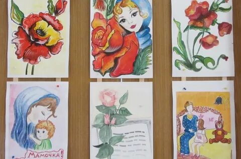 Мама первое слово рисунок