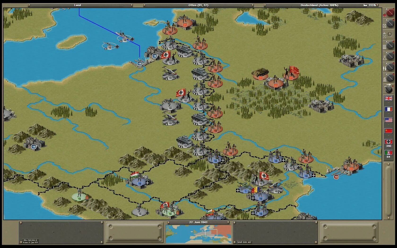 Игра Strategic Command 2. Strategic Command 2 Blitzkrieg.