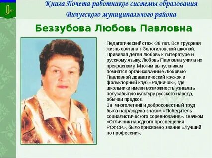 Характеристика учителя литературы