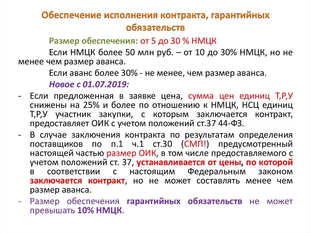 Обеспечение гарантийных обязательств по контракту. Обеспечение контракта по 44 ФЗ. Размер обеспечения исполнения договора. Размер обеспечения гарантийных обязательств. Качество гарантийного обязательства