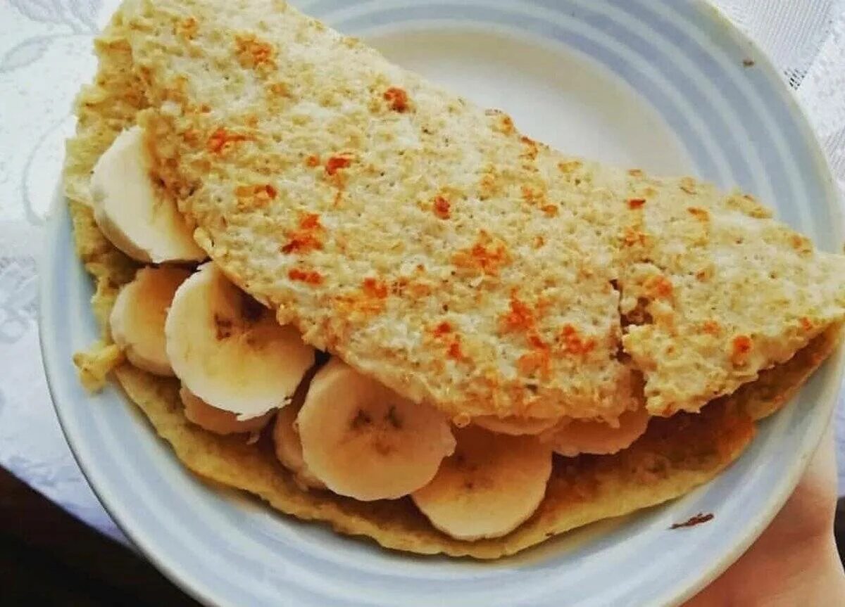 Блины из овсяных хлопьев