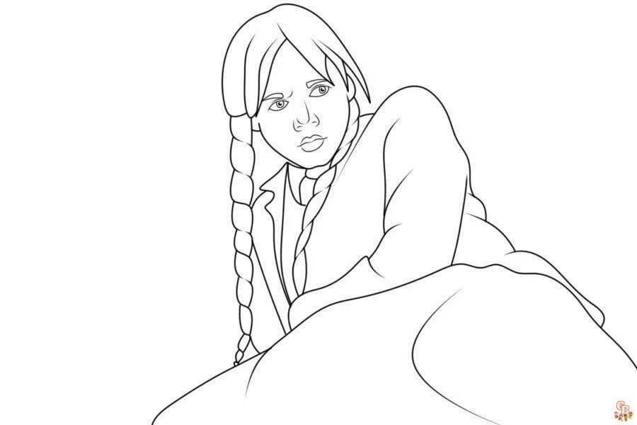 The Addams Family - Halloween Coloring Pages for Adults - Just Color : Coloring 