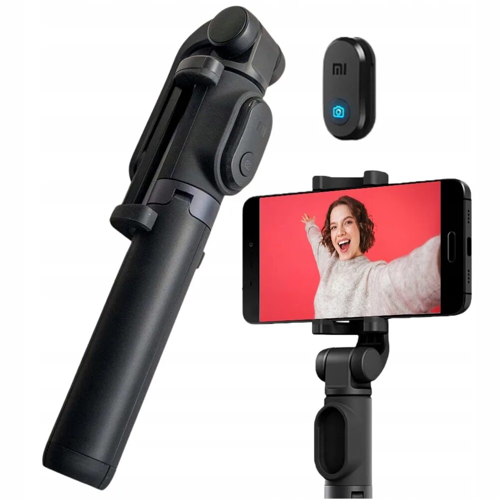 Xiaomi bluetooth selfie stick tripod. Монопод-трипод Xiaomi mi. Монопод Xiaomi mi selfie Stick Tripod. Монопод для селфи Xiaomi mi Bluetooth selfie Stick Tripod xmzpg01ym Black 714641.