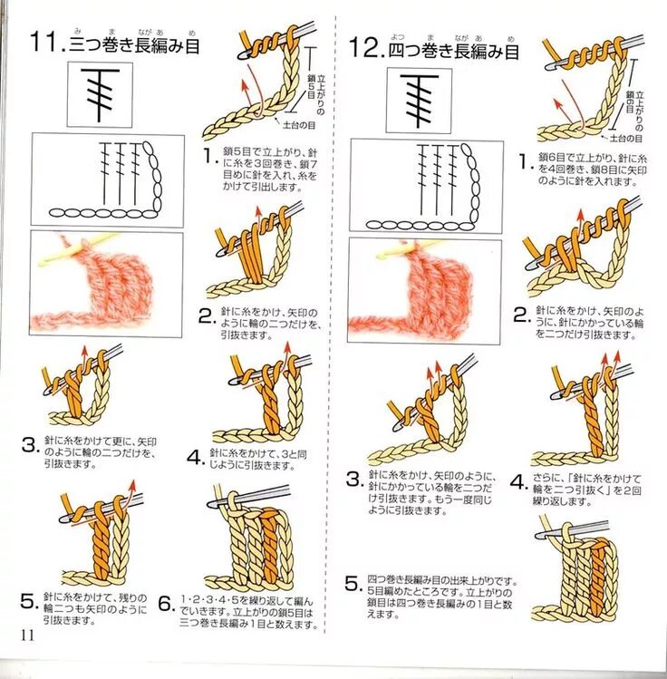 Техника японского вязания крючком. Японское вязание крючком. Японские схемы крючком. Японская техника вязания. Обозначения в японских схемах вязания крючком.
