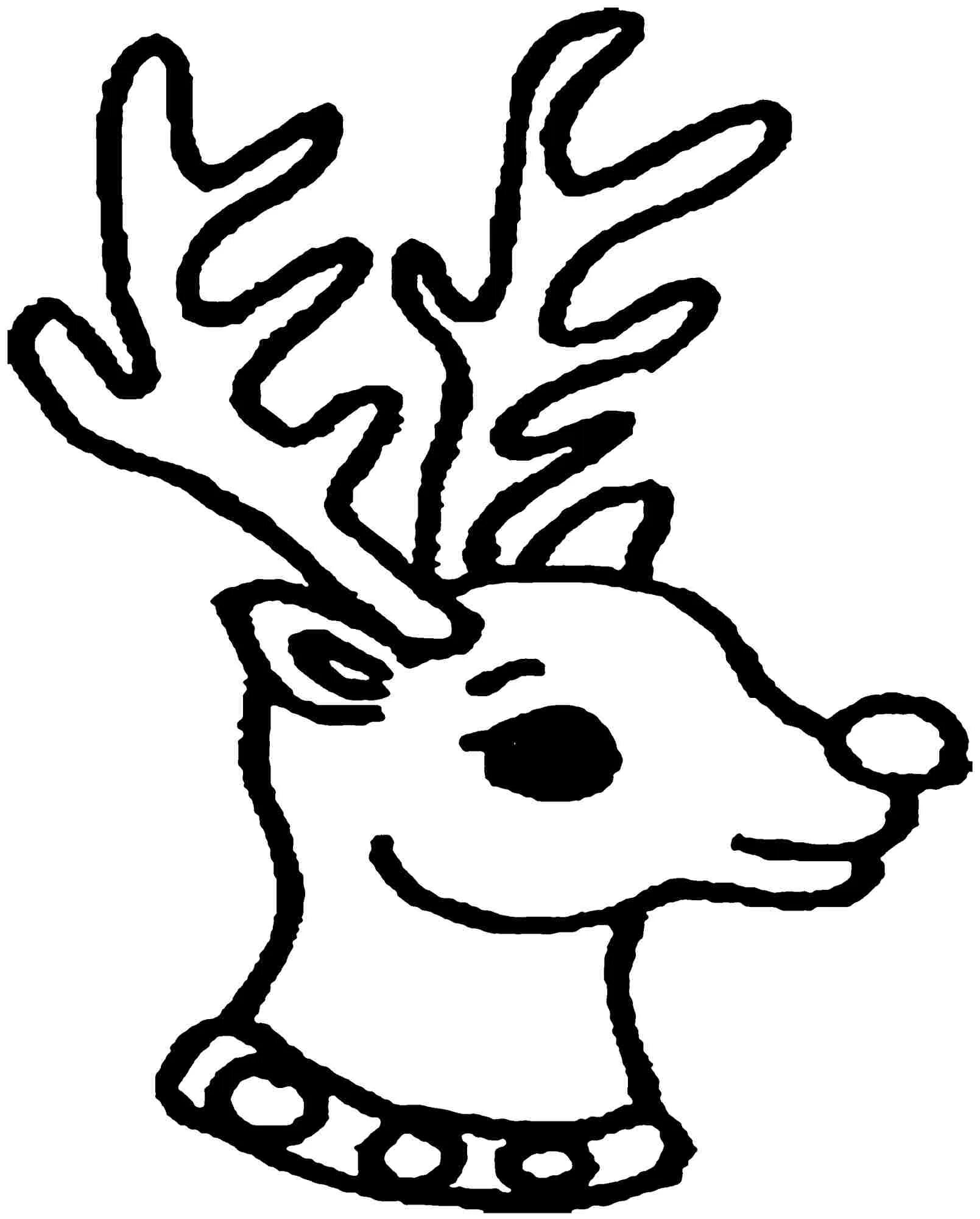Рисунок оленя на новый год. Лицо новогоднего оленя. Лицо оленя раскраска. Лицо оленя раскраска для детей. Лицо новогоднего оленя трафарет.