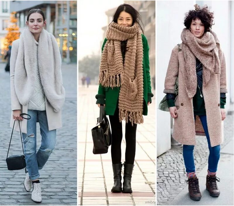 Шарф поверх куртки. Модные шарфы. Варианты завязывания палантина. Модные шарфы. Шарф на куртку с капюшоном.