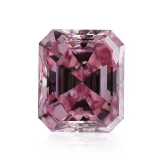 Fancy Intense Pink, Emerald shape Diamond with I1 clarity, graded by GIA.&a...