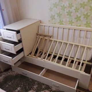 Сборка кроватки трансформер с маятником