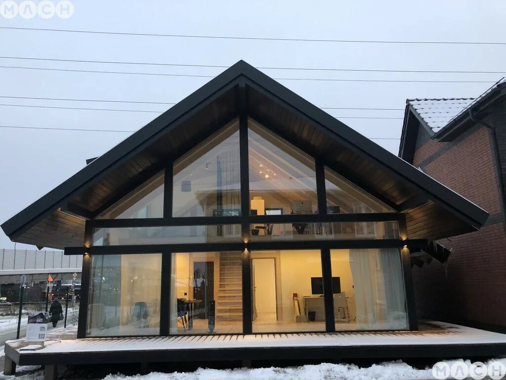 Фахверковые дома домогацкого проекты и цены Дом ONE 100 House One 100 Фахверк Домогацкого Casas contenedores, Diseño arquite