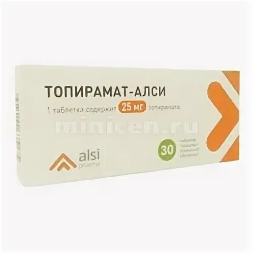 Топирамат 25мг