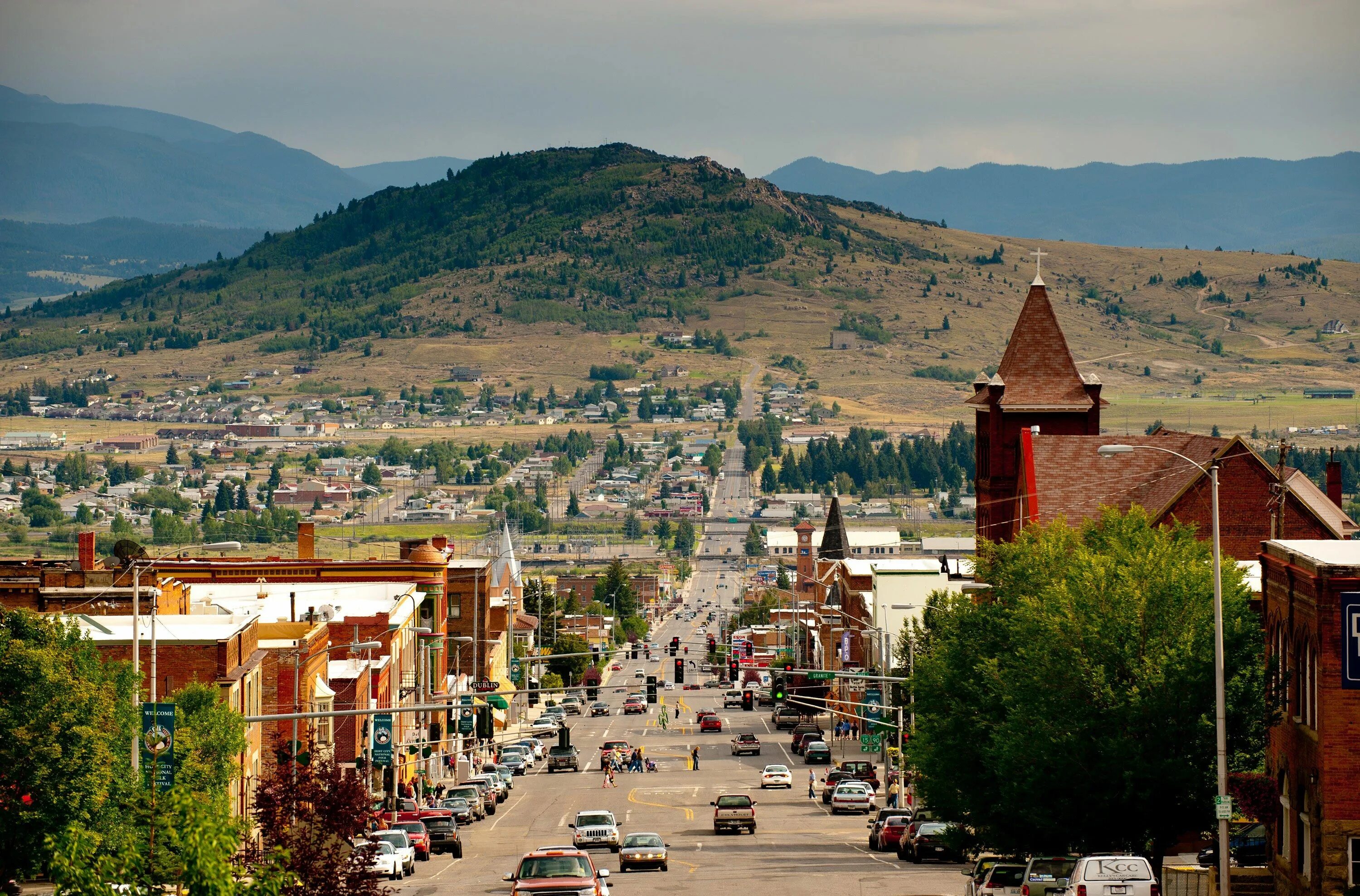 Montana город. Штат монтана. бьютт (монтана). город butte сша. штат монтана 19 век.