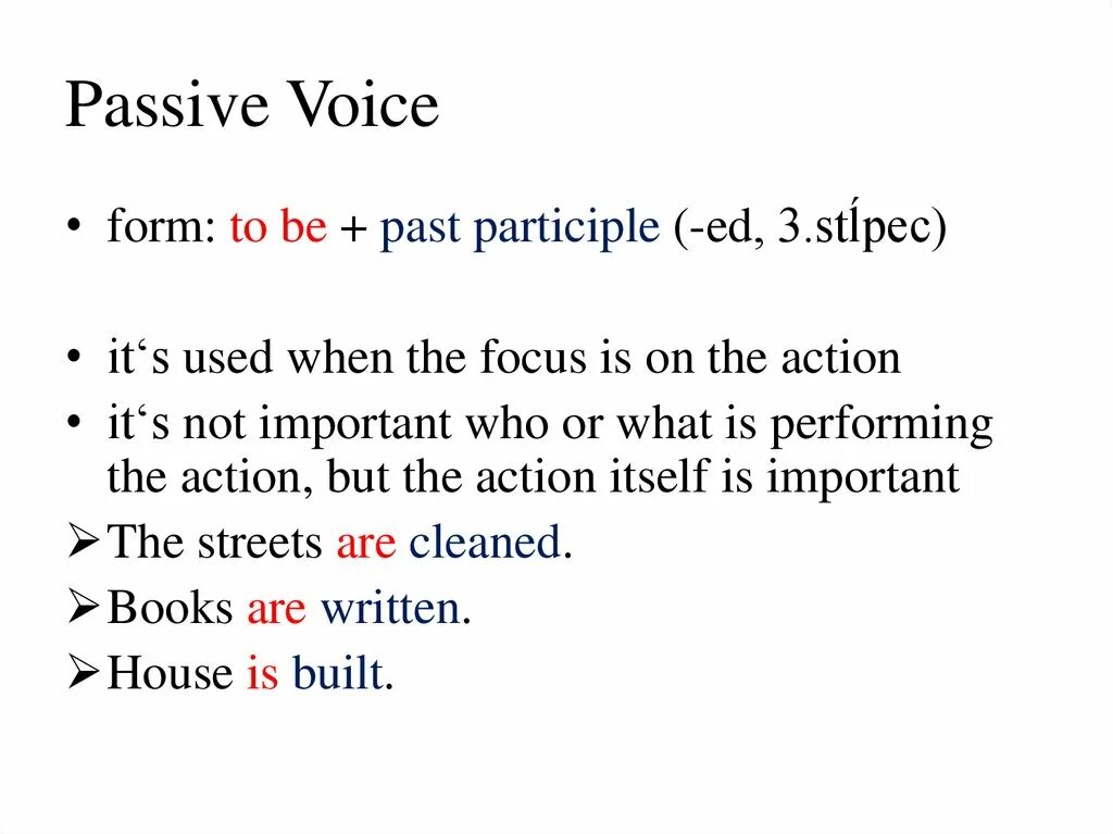 Include passive form. Passive voice. passive voice презентация. passive voice simple презентация. when we use passive voice.