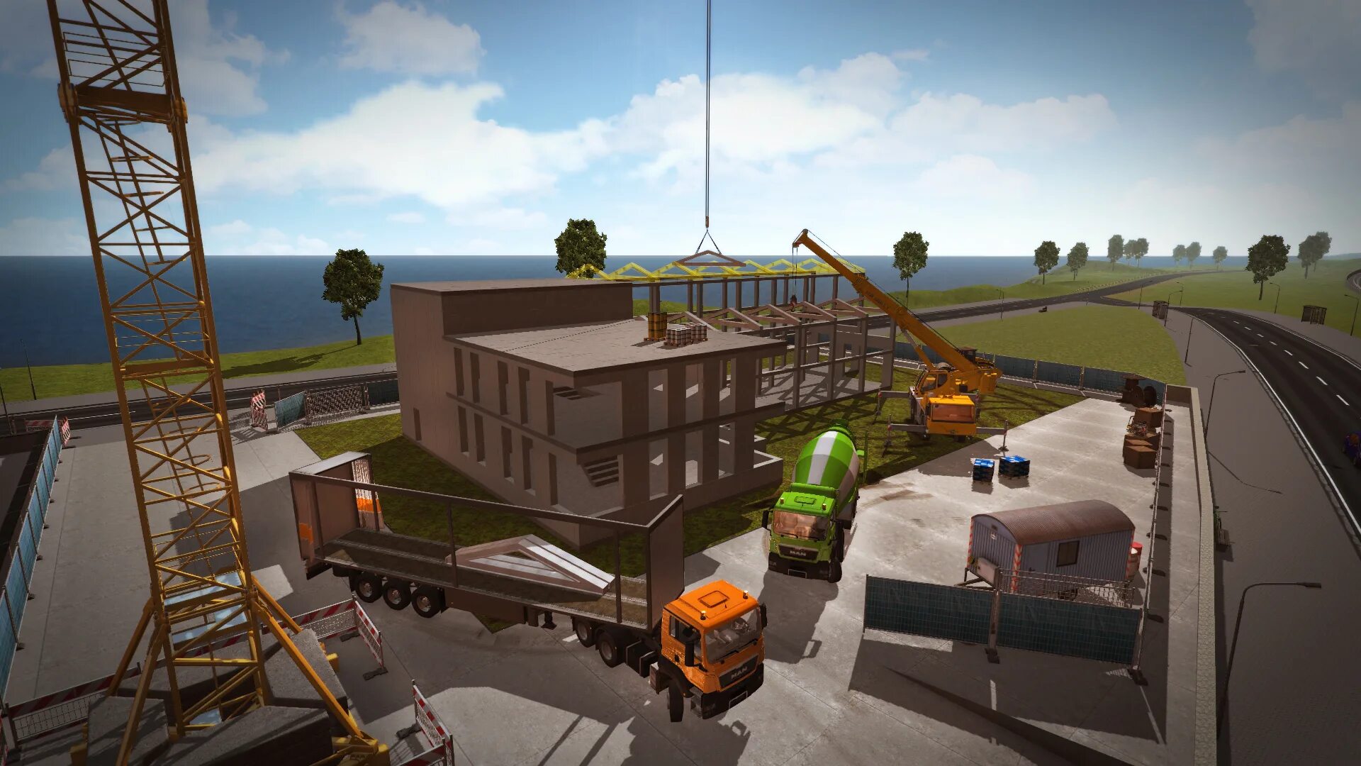 Игры про строительство на телефон. Конструкшион симулятор 2015. Игра Construction Simulator 2015. Construction Simulator 2015 моды Liebherr. Construction Simulator 2015: Liebherr lb 28.