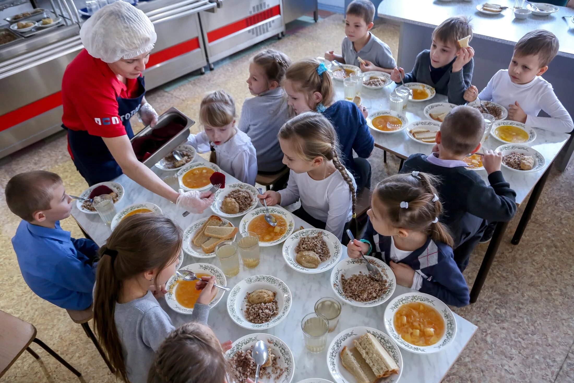 Обеспечение горячим питанием
