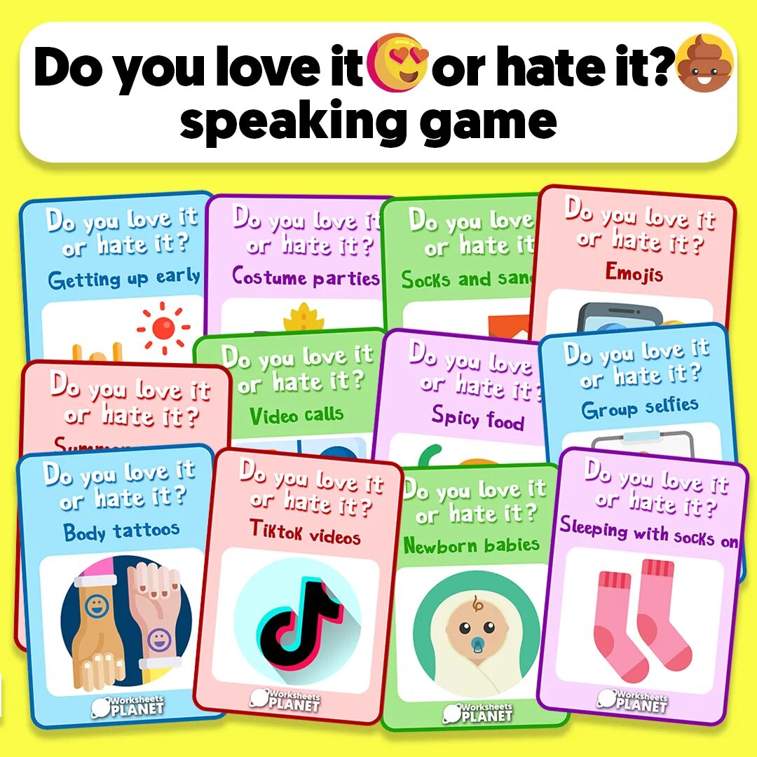 To be speaking game