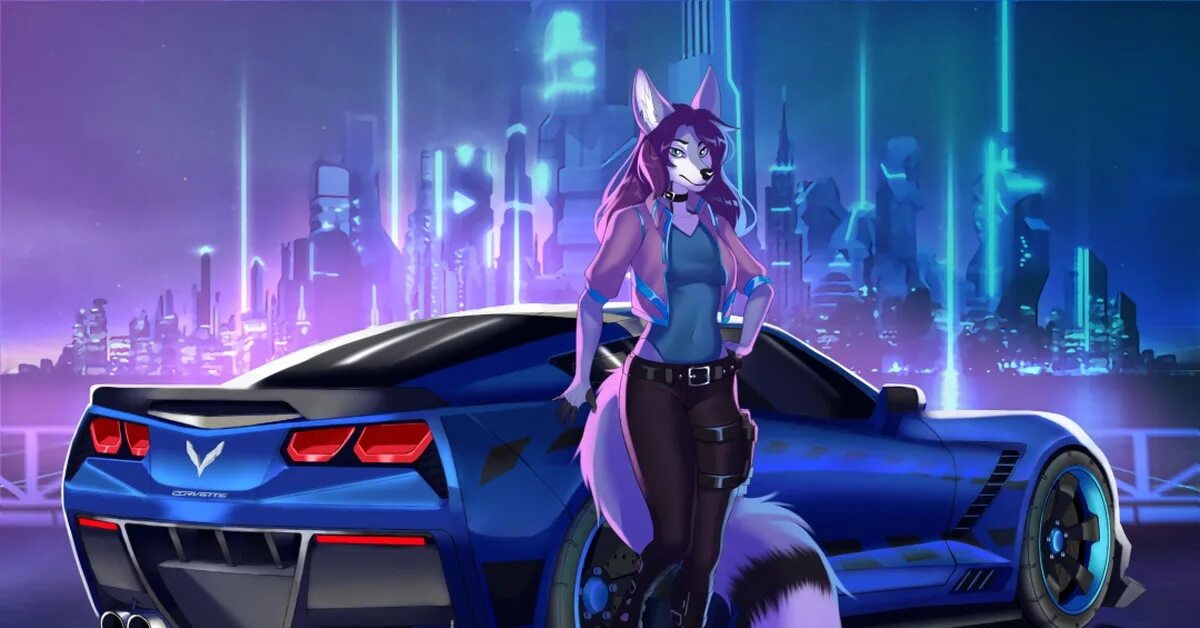 Cyberpunk 2077 фурри арт. Furry Fox Cyberpunk. Cyberpunk 2077 фурри. Неоновые фурри.