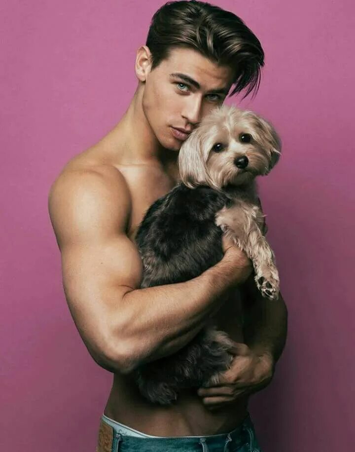 Собачья гомосексуализм. Собака пауло. Dog muscle men. Человек держит собаку. Парень с собакой.
