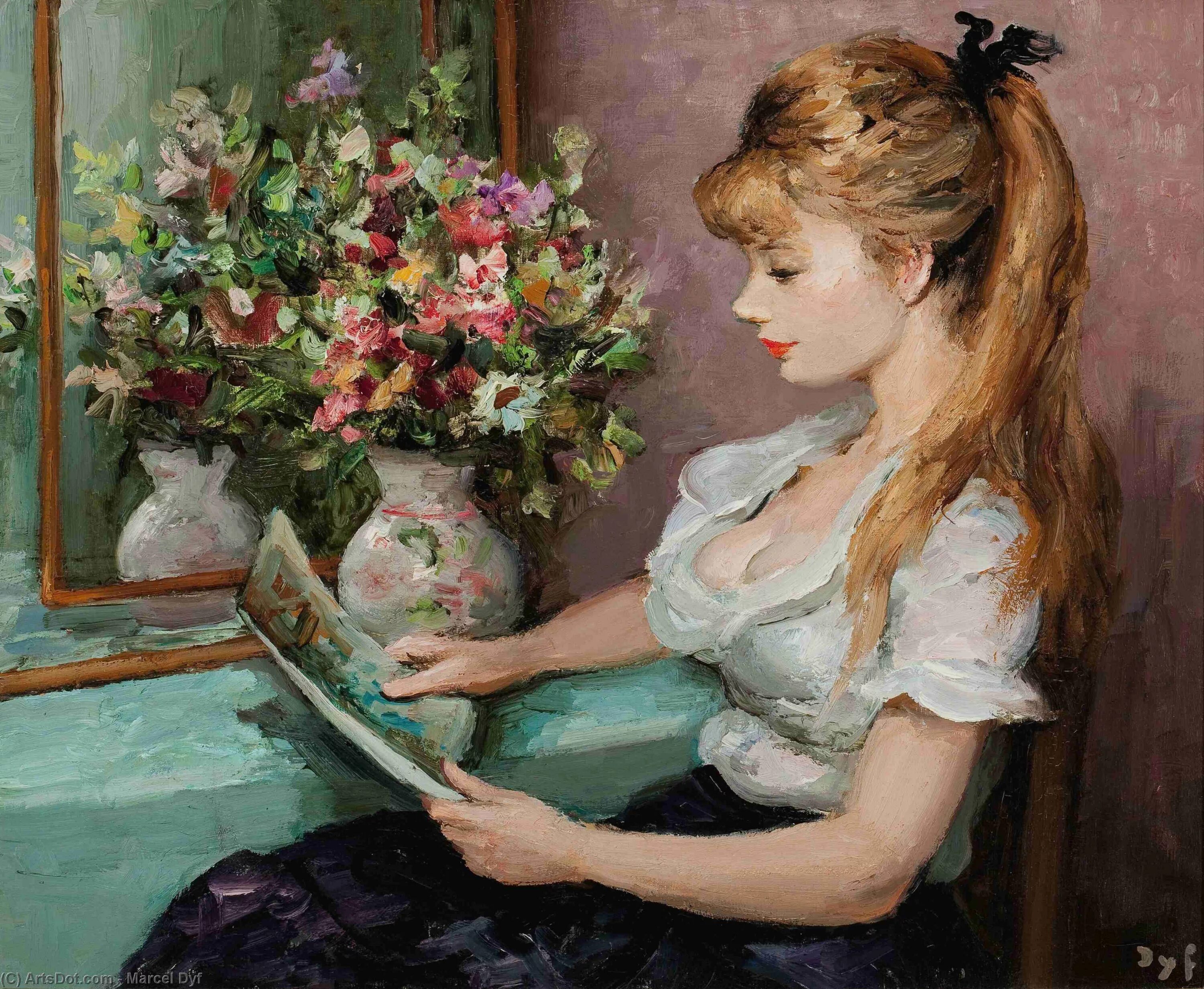 Век художников. Marcel dyf французский художник. французские живописцы 20 века букет.