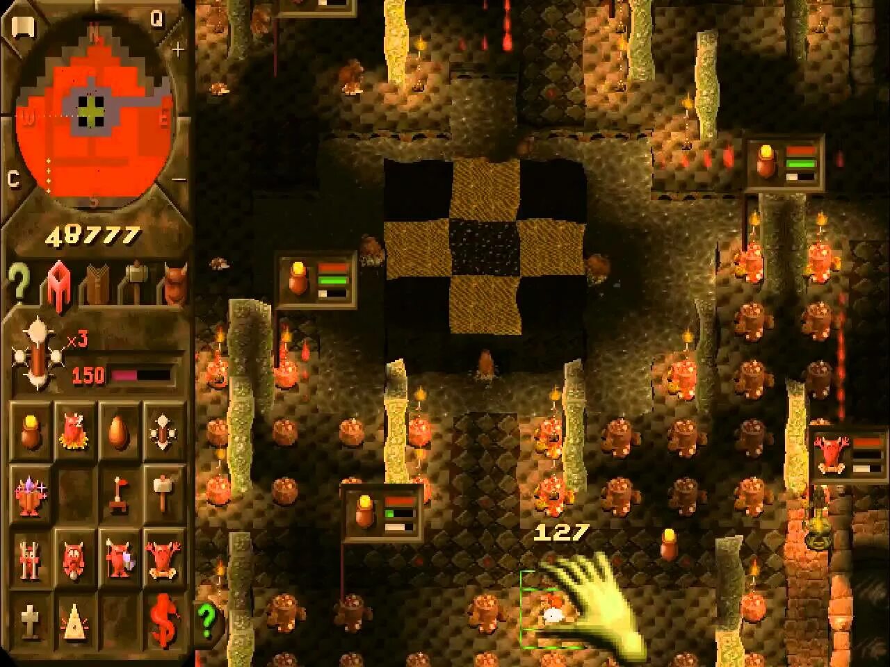 Прохождение игры dungeon. Игра dungeon keeper 1. игра хранитель подземелья 1. dungeon keeper 1997. dungeon кипер 2.