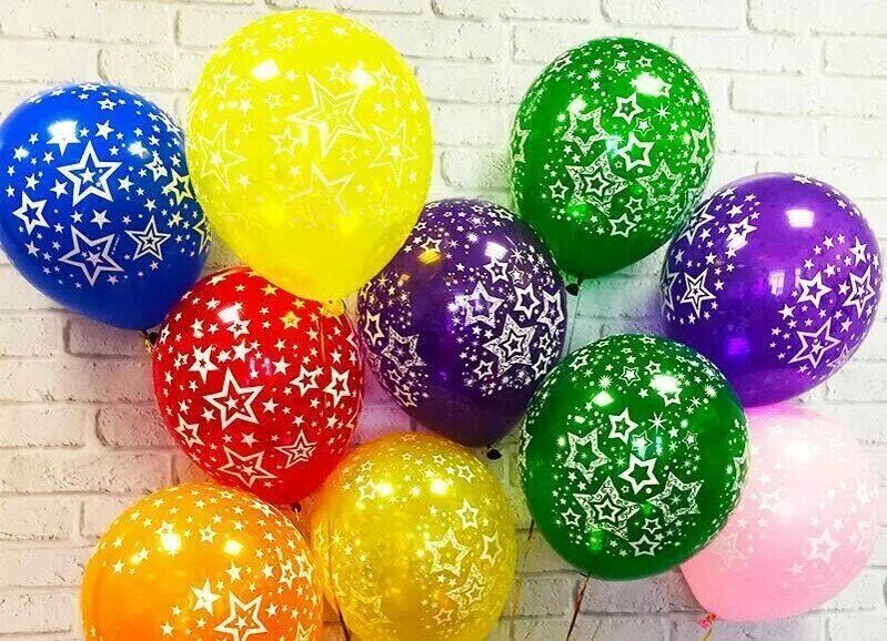 Можно шарики включить. Шары. Цветные шары. Разноцветные шарики воздушные. Шары латексные со звездами.