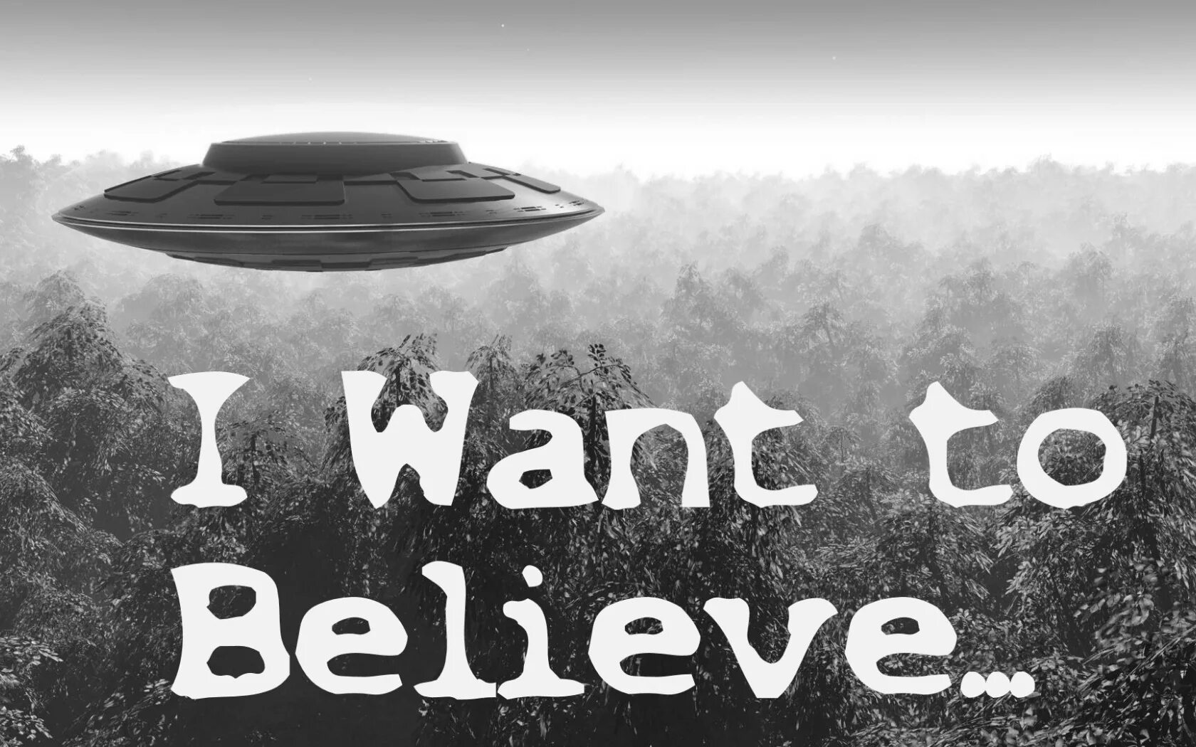 Постер НЛО. UFO I want to believe. Плакат с летающей тарелкой. Плакат НЛО.