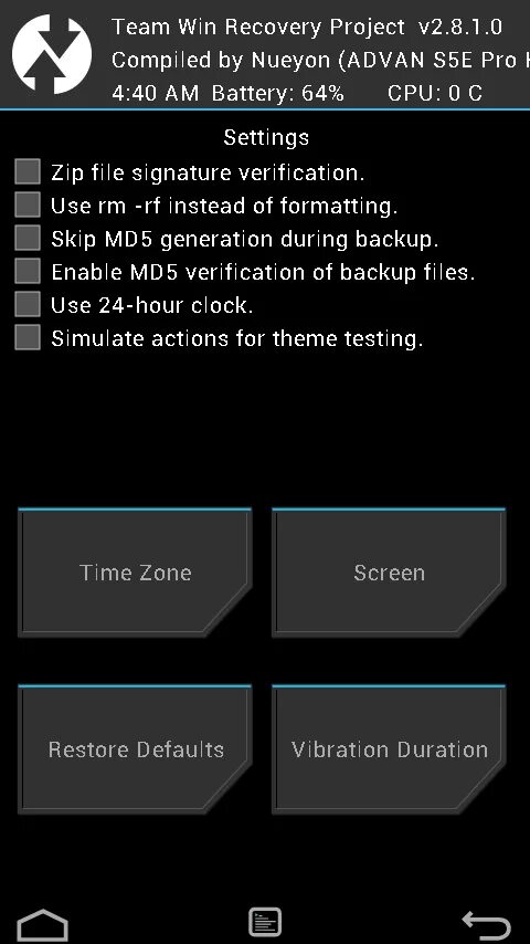 Twrp recovery на русском apk. TWRP (TEAMWIN Recovery Project) 3.3.1.0. TWRP 2.8.Х.Х. TWRP Скриншот. Team win Recovery Project.