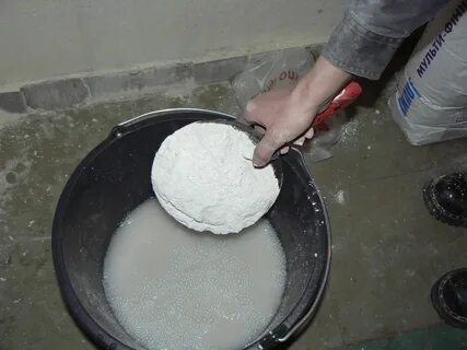 Раствор гипса