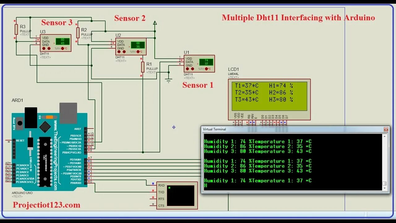 Библиотека arduino dht h. Dht 11 датчик размеры. интерфейс ардуино. gui на ардуино. интерфейс программы ардуино.