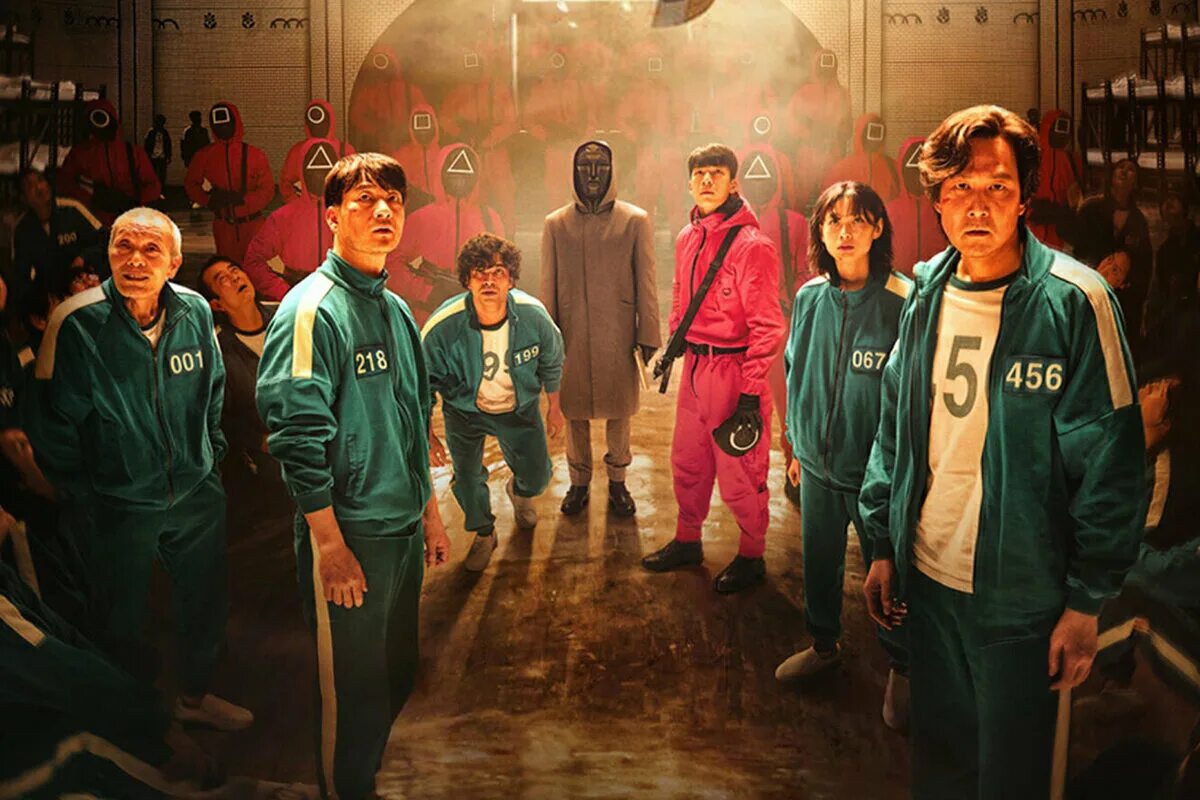 Squid game izle. Игра в кальмара дорама постер. игра в кальмара постер netflix. squid game 2025.