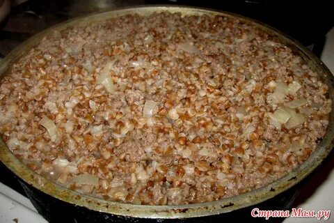 Гречка с фаршем в духовке