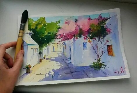 Акварельное рисования