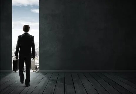 Man opening