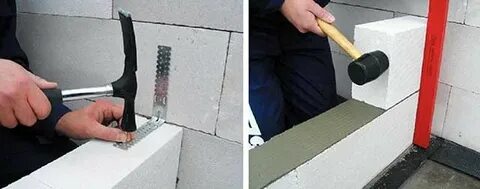 Вешаем на газоблок