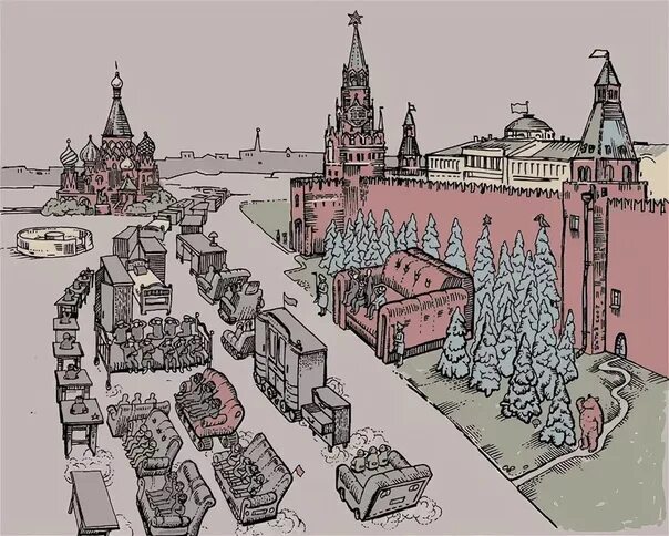 Фрагмент московского кремля
