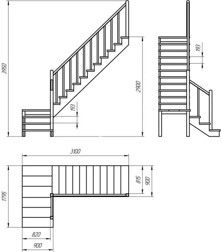Правильная лестница на второй. Схема лестницы на второй этаж 2на2. Двухмаршевая деревянная лестница схема. Ширина лестницы на 2 этаж в частном доме. Деревянная одномаршевая лестница чертёж.