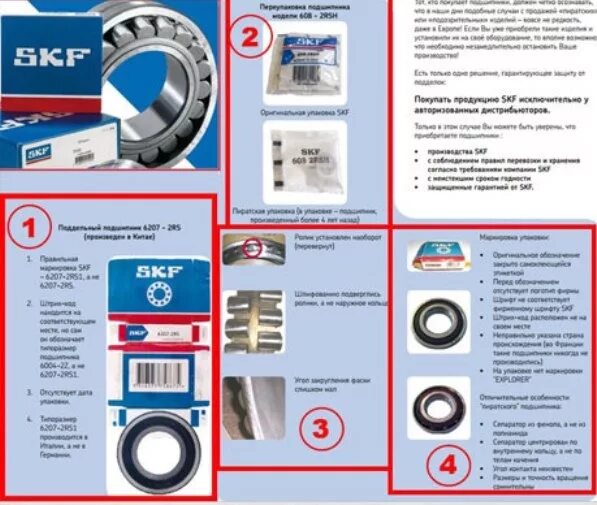 Skf как отличить оригинал. Skf как отличить оригинал