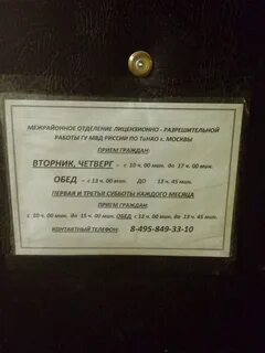 Номер телефона разрешительной системы