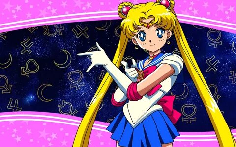 blonde hair blue eyes elbow gloves sailor moon tsukino usagi konachan.