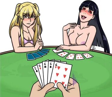 kakegurui Compulsive Gambler Strip Poker " - Cartoon Clipart - Large Size Png Im