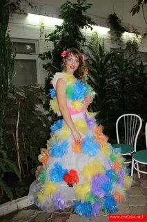 Новогодний костюм из подручных материалов