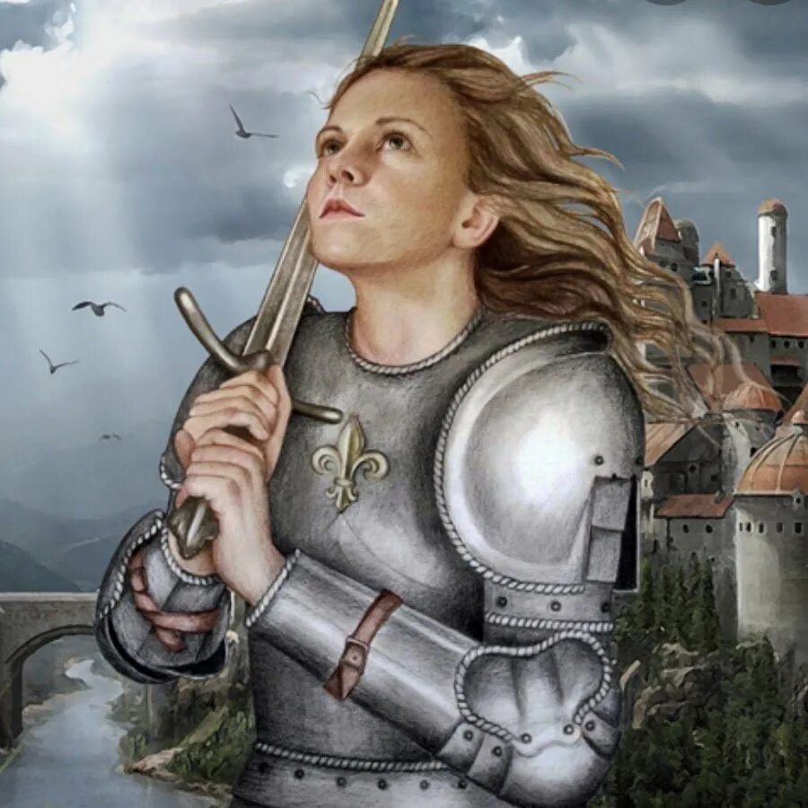 Joan of Arc. Портрет Жанны д'АРК.