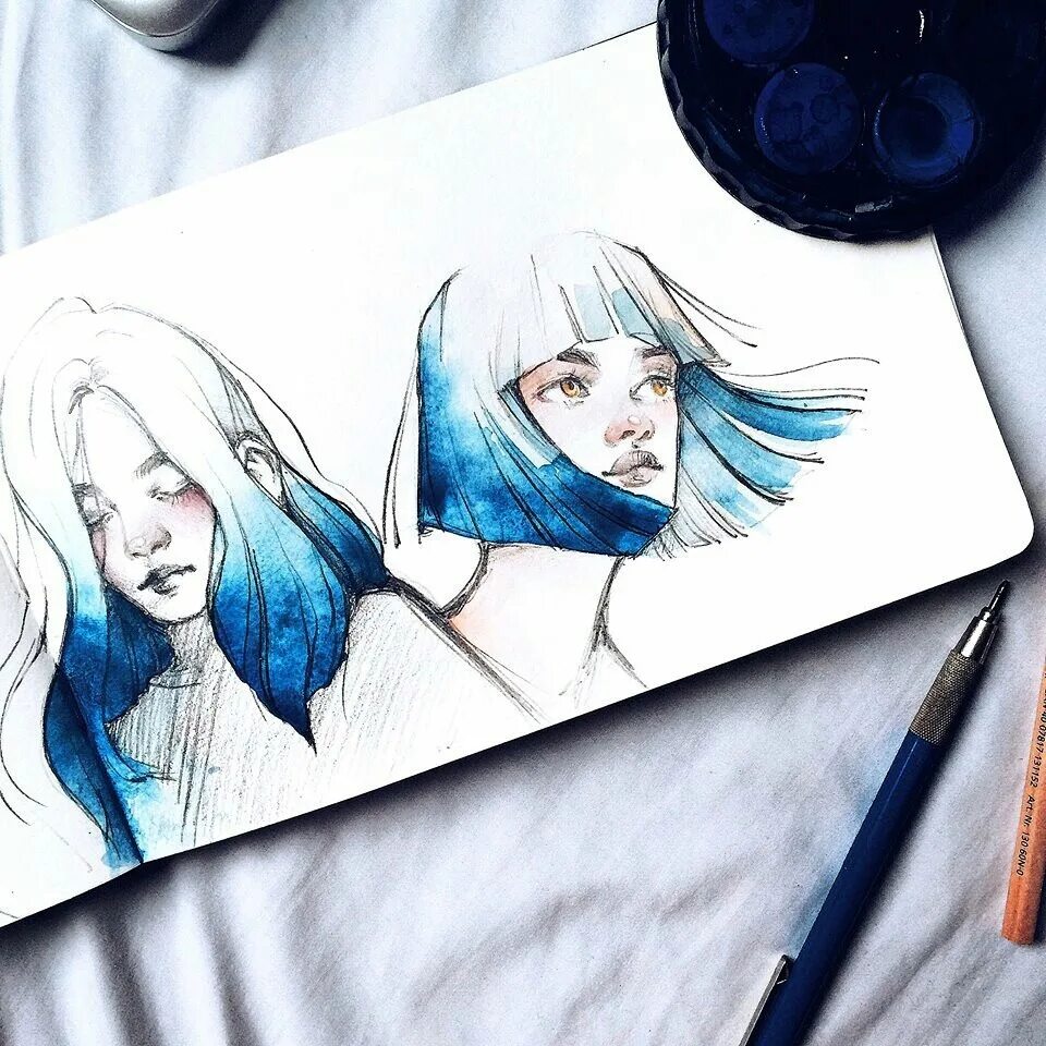 Джинкс скетч. Красивые арты карандашом. Скетчбук для рисования. Наброски портретов. Набросок портрета девушки.