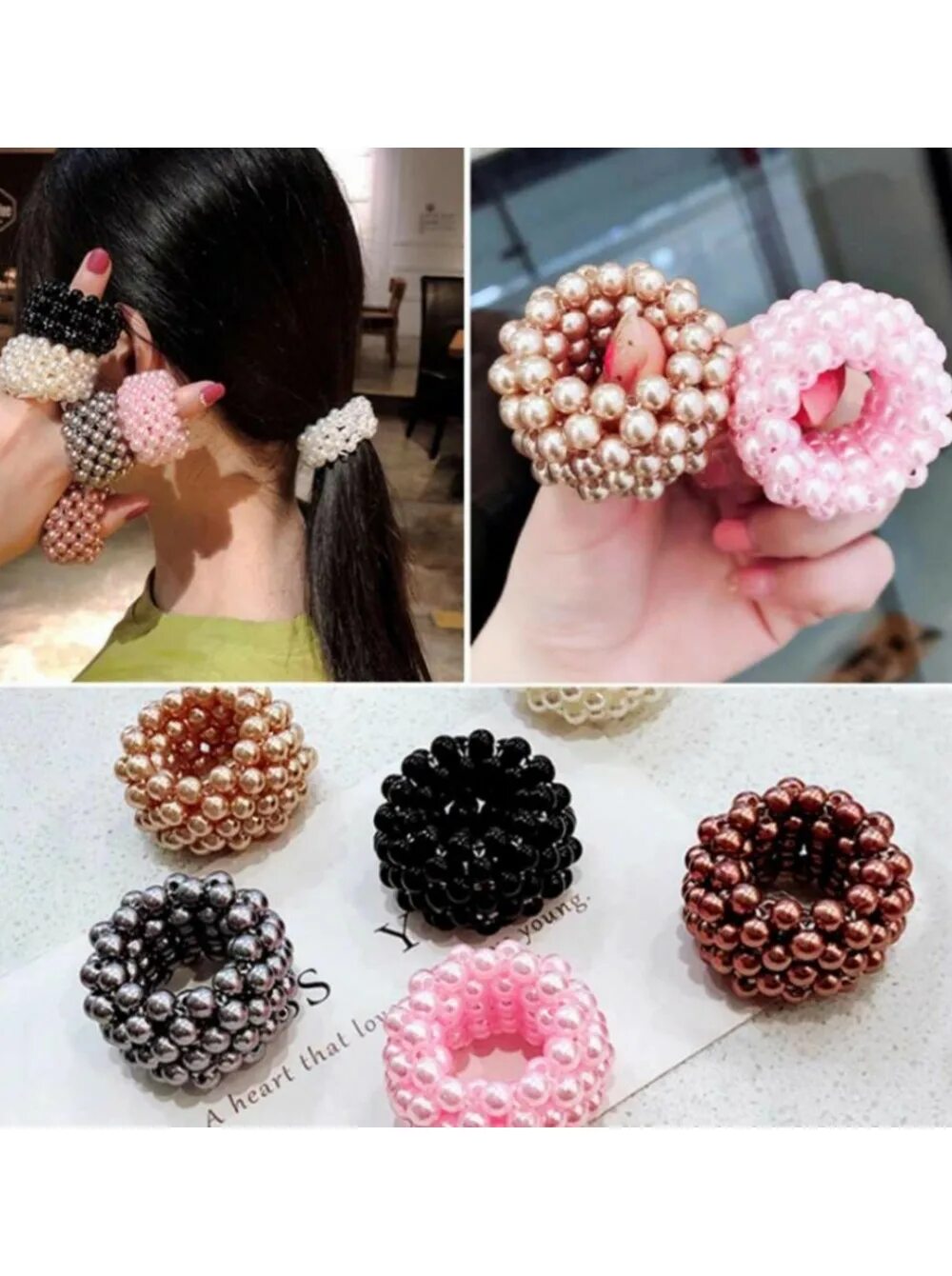 Резинки как сделать бусинами. Резинки как сделать бусинами. Резинка для волос с камушками. Резинка для волос, жемчуг. Резинка для волос из бусин.